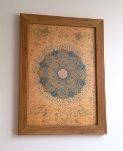 reclaimed oak flooring picture frame1